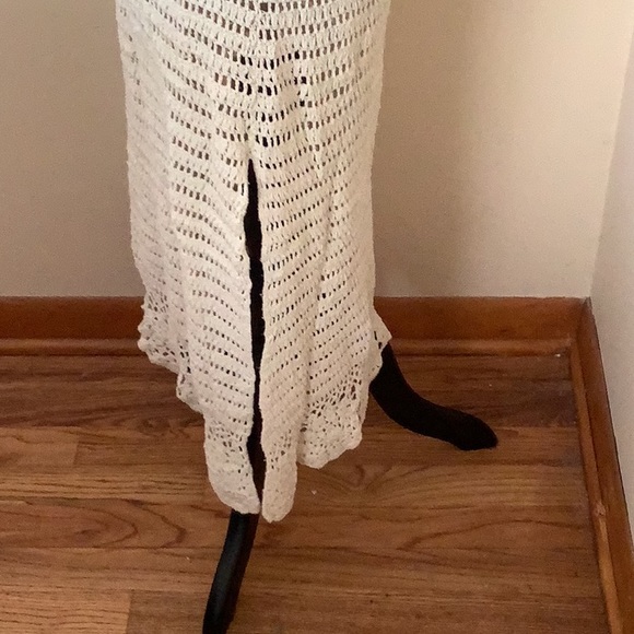 BEAUTIFUL SILK & COTTON SWIM COVERUP - Picture 3 of 5